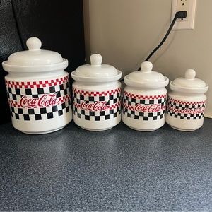 Coca Cola Canister Set